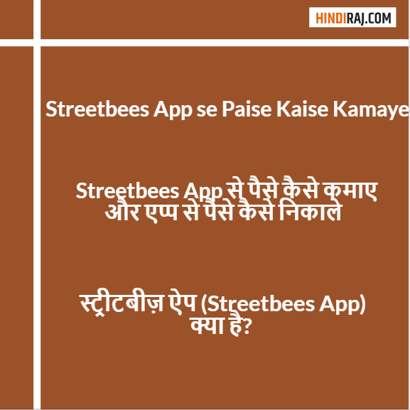 Streetbees App से पैसे कैसे कमाए